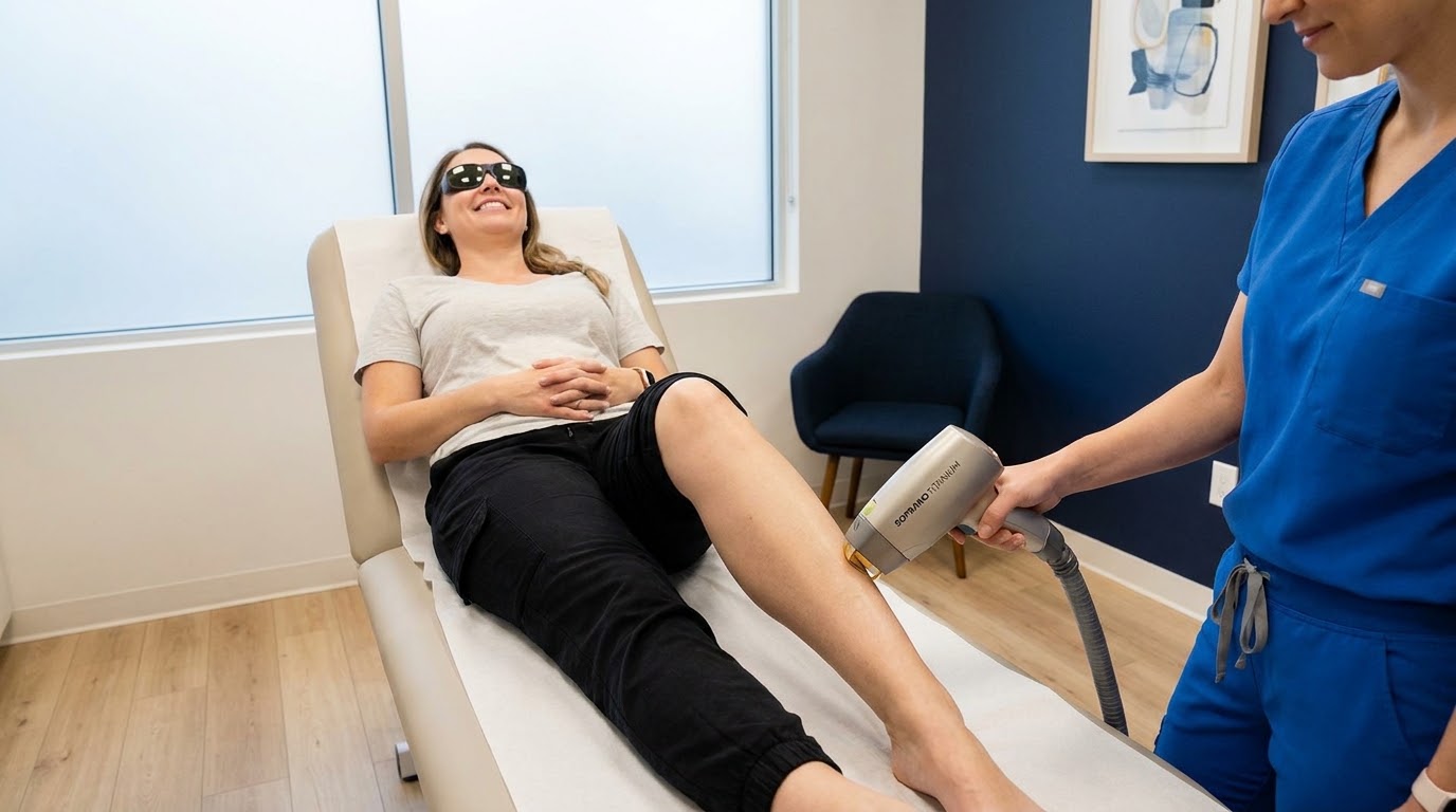 Soprano Titanium laser device at Diamed London Clinic