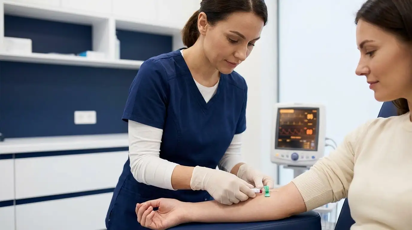 Blood test panel options available at Diamed London Clinic